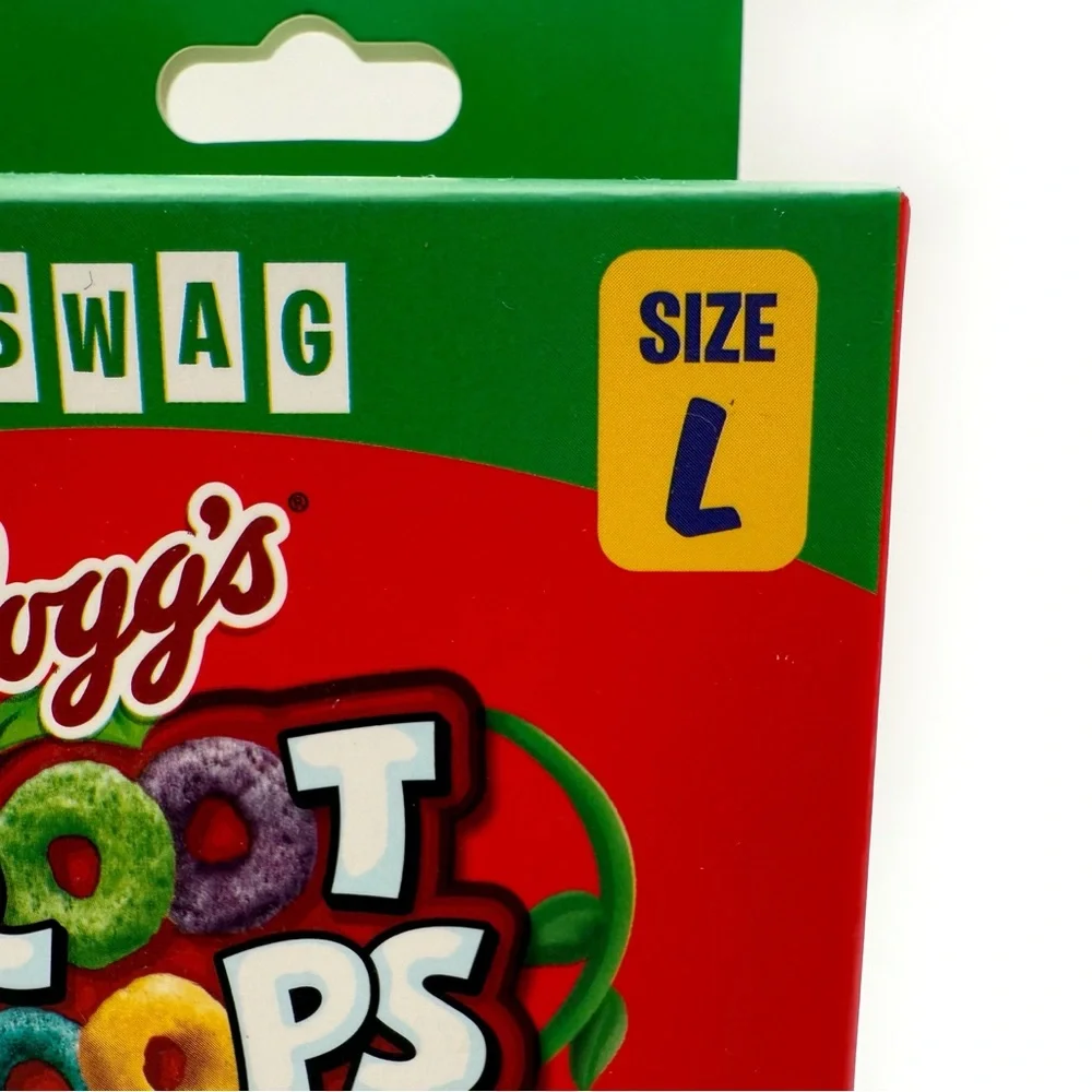 Froot Loops Cereal Swag Boxer Briefs Underwear Mens Size Large Fun Novelty Gift